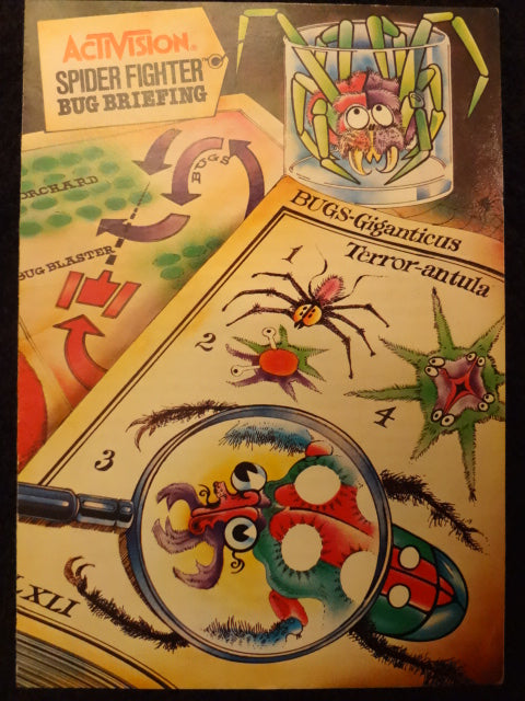Spider Fighter Instruction Booklet Atari 2600