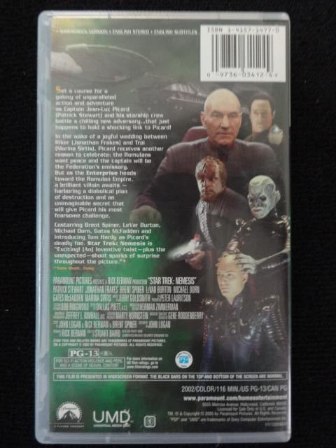 Star Trek Nemesis UMD Movie