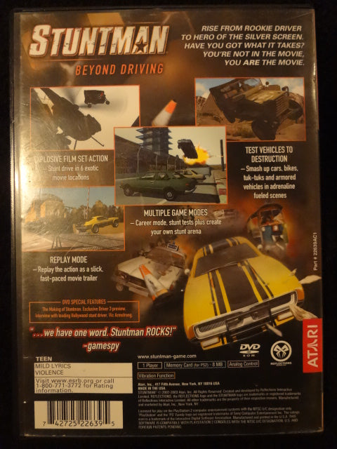 Stuntman Sony PlayStation 2