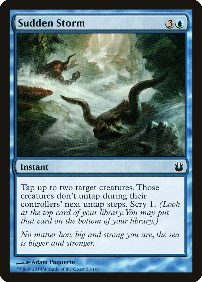 Sudden Storm Magic The Gatheirng Born of the Gods