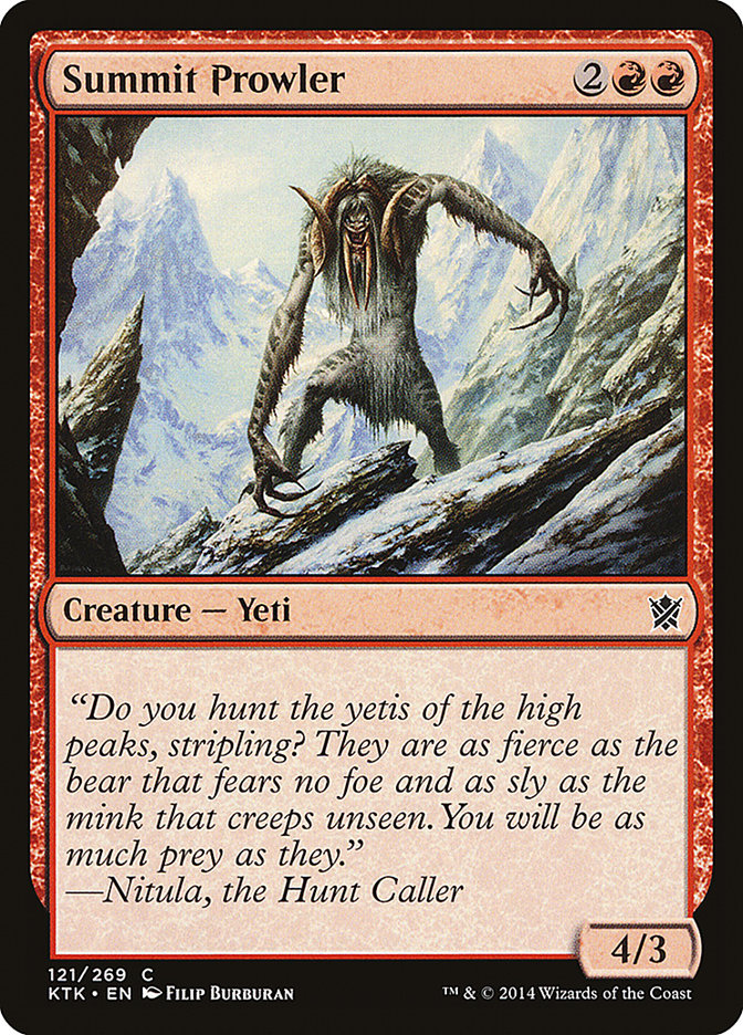 Summit Prowler Magic The Gathering Khans of Tarkir
