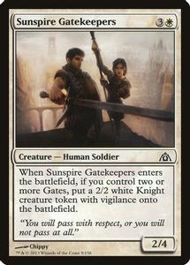 Sunspire Gatekeepers - Magic The Gathering - Dragons Maze