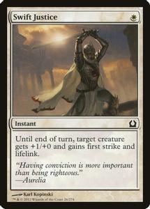 Swift Justice - Magic The Gathering - Return to Ravnica
