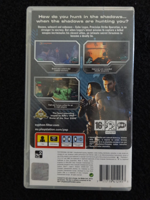 Syphon Filter Logan's Shadow Sony PSP