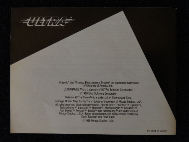 Teenage Mutant Ninja Turtles Nintendo Entertainment System