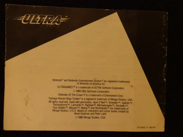 Teenage Mutant Ninja Turtles Nintendo Entertainment System