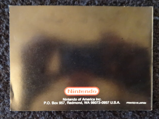 Tetris Instruction Booklet Nintendo GameBoy