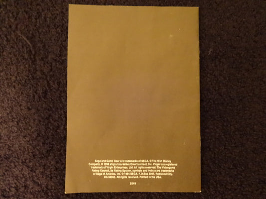 The Lion King Sega Game Gear