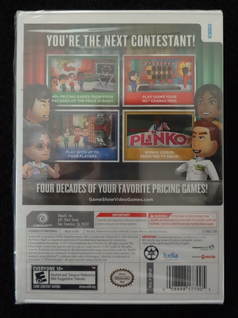 The Price Is Right Nintendo Wii