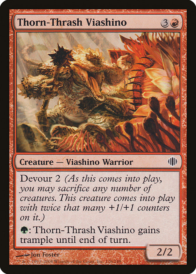 Thorn-Thrash Viashino - Magic The Gathering - Shards of Alara