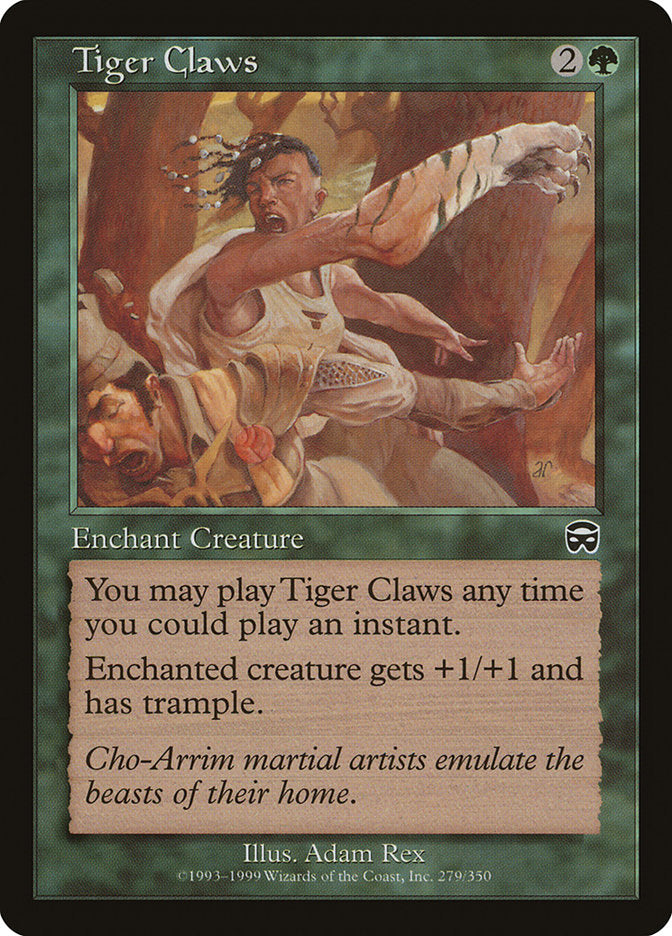 Tiger Claws - Magic The Gathering - Mercadian Masques