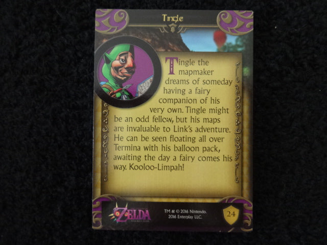 Tingle Enterplay 2016 Legend Of Zelda Collectable Trading Card Number 24