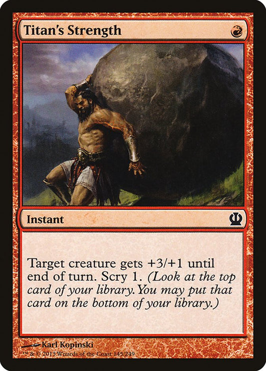Titan's Strength - Magic The Gathering - Theros