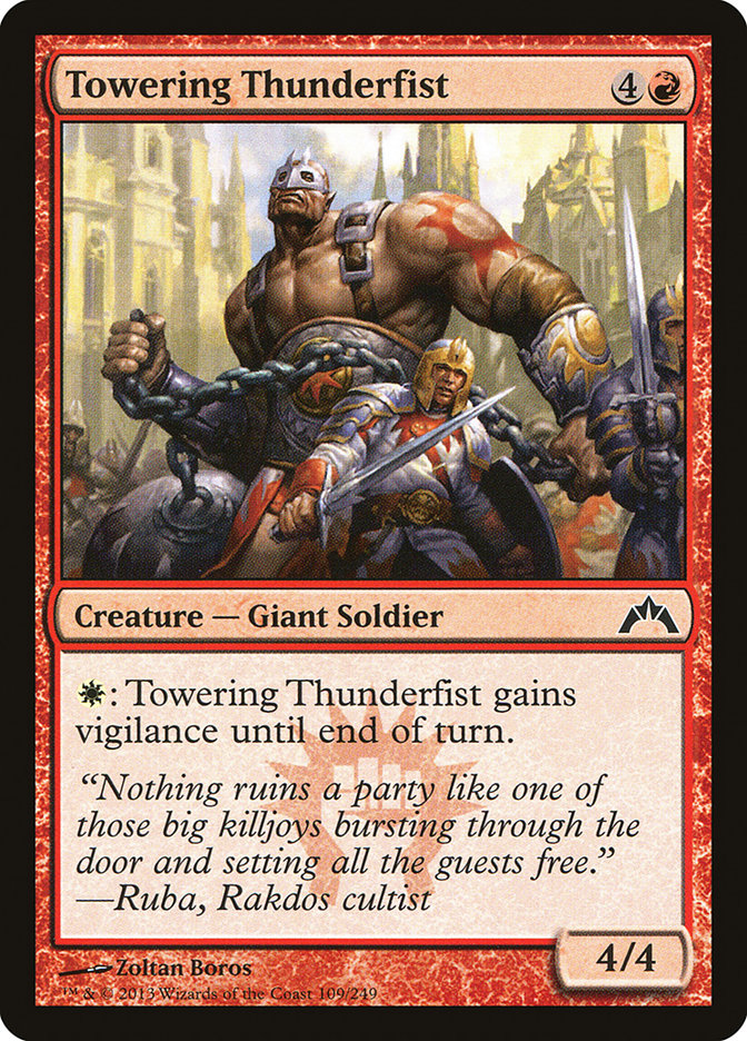 Towering Thunderfist - Magic The Gathering - Gatecrash