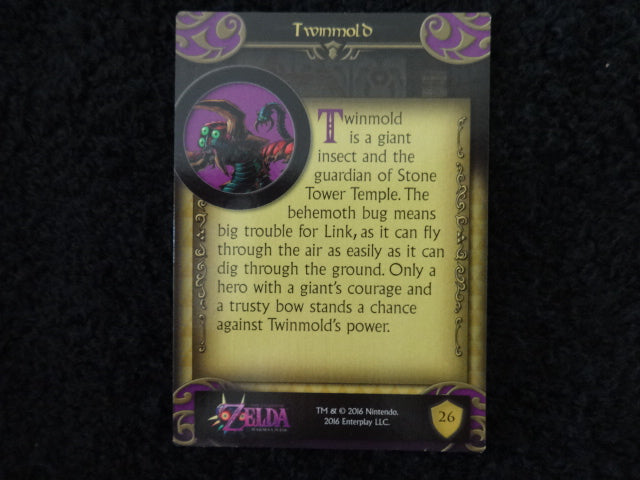 Twinmold Enterplay 2016 Legend Of Zelda Collectable Trading Card Number 26