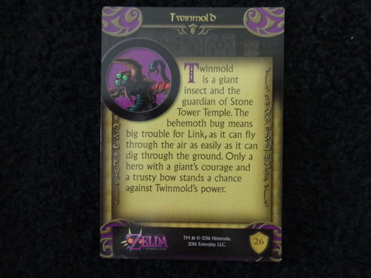 Twinmold Enterplay 2016 Legend Of Zelda Collectable Trading Card Number 26