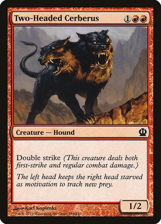Two-Headed Cerberus - Magic The Gathering - Theros