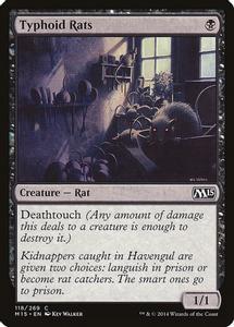 Typhoid Rats - Magic 2015 (M15) - Magic The Gathering