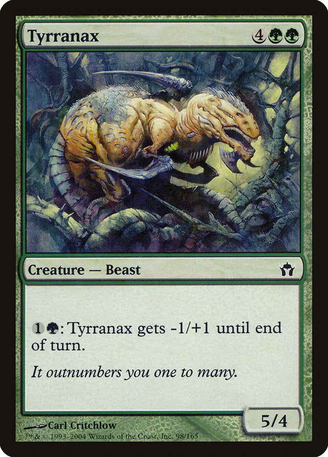 Tyrranax Magic The Gathering Fifth Dawn