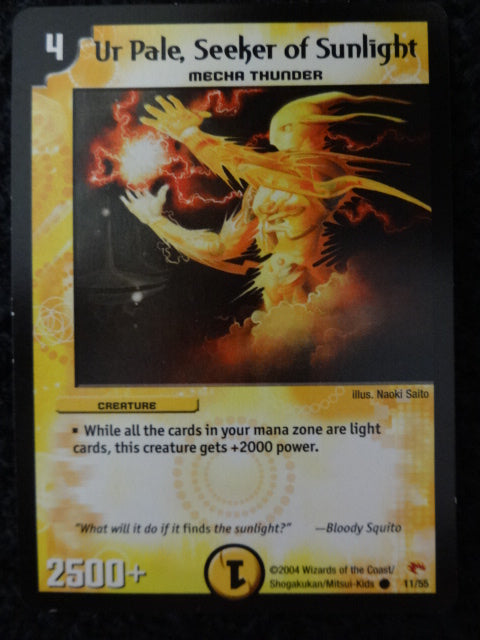 Ur Pale Seeker of Sunlight Duel Masters Trading Card