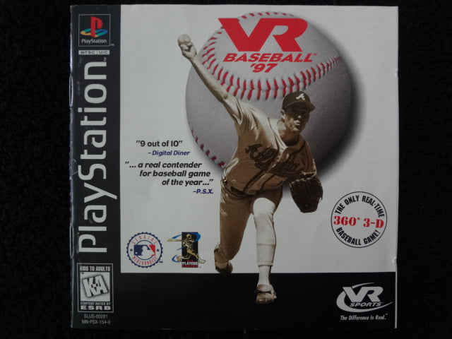 VR Baseball '97 Sony PlayStation