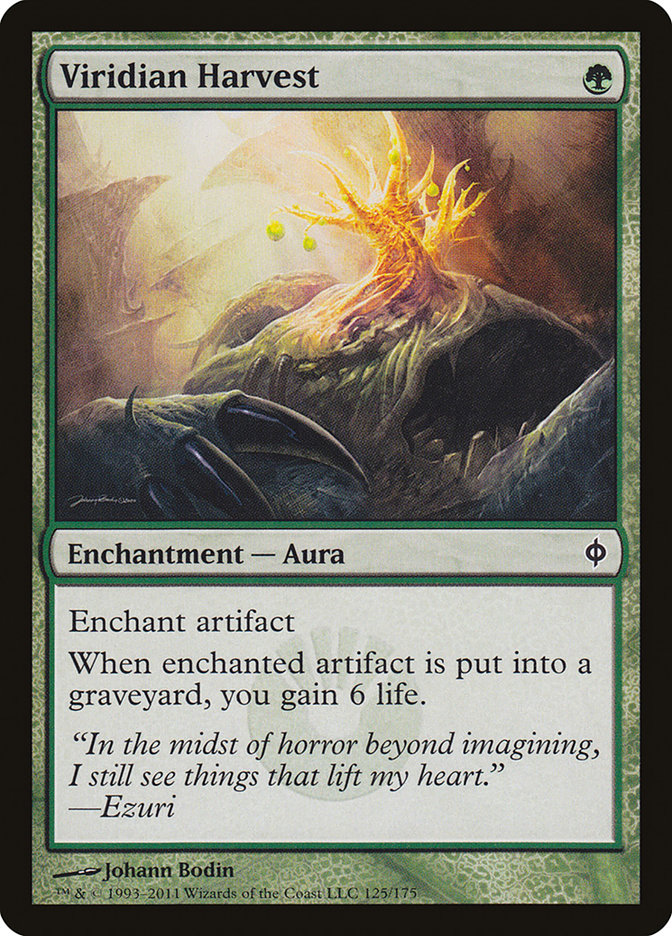 Viridian Harvest Magic The Gathering New Phyrexia