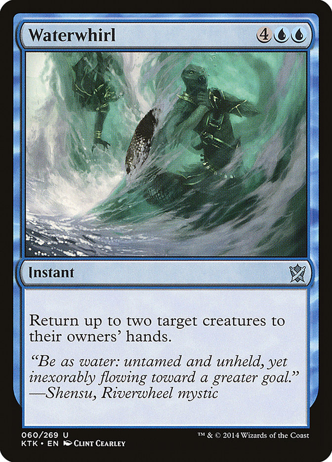 Waterwhirl Magic The Gathering Khans of Tarkir
