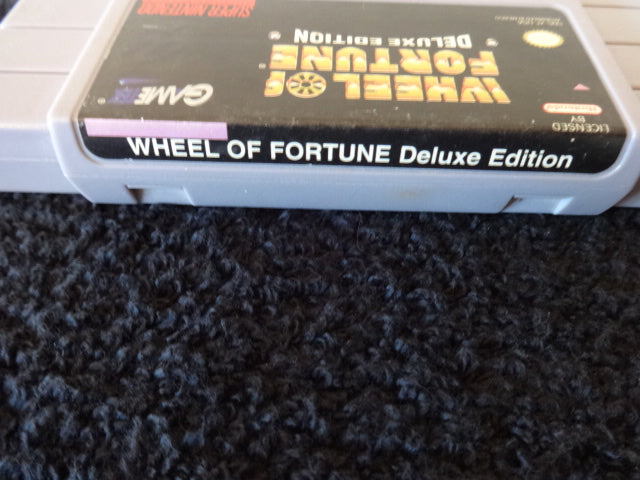 Wheel Of Fortune Deluxe Edition Super Nintendo