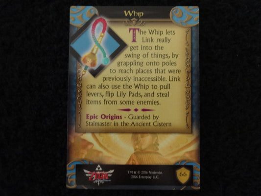 Whip Enterplay 2016 Legend Of Zelda Collectable Trading Card Number 66
