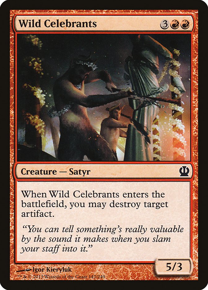 Wild Celebrants Magic The Gathering Theros