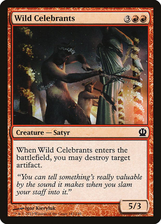 Wild Celebrants - Magic The Gathering - Theros