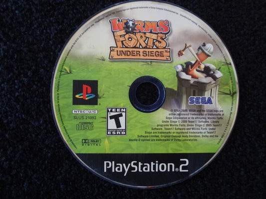 Worms Forts Under Siege Sony PlayStation 2