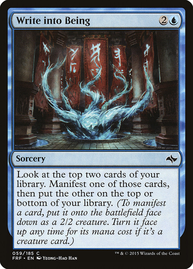 Write into Being - Magic The Gathering - Fate Reforged