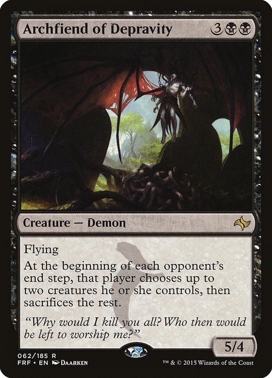 archfiend of depravity - Magic The Gathering - fate reforged frf-62