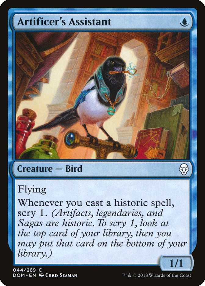 artificer's assistant magic the gathering dominaria dom-44