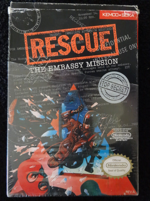 Rescue The Embassy Mission Nintendo Entertainment System