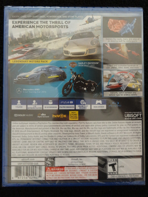 The Crew 2 Sony PlayStation 4