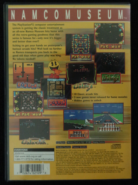 Namco Museum Sony PlayStation 2