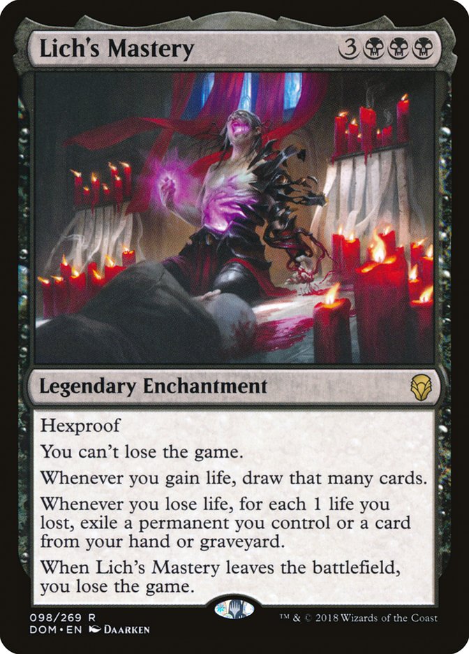 lich's mastery magic the gethering dominaria dom-98