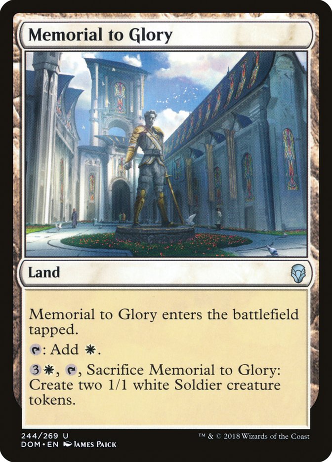 memorial to glory - Magic The Gathering - dominaria dom-244
