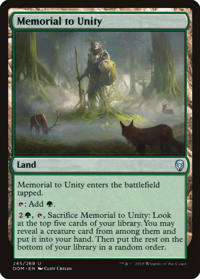 Memorial to Unity - Dominaria - Magic The Gathering