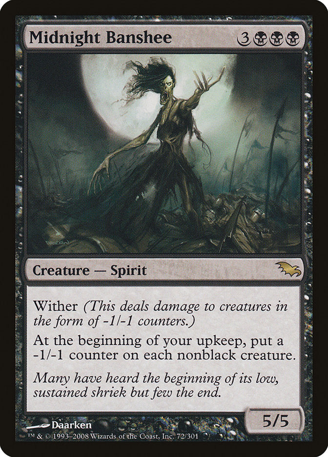midnight banshee - Magic The Gathering - shadowmoor shm-72