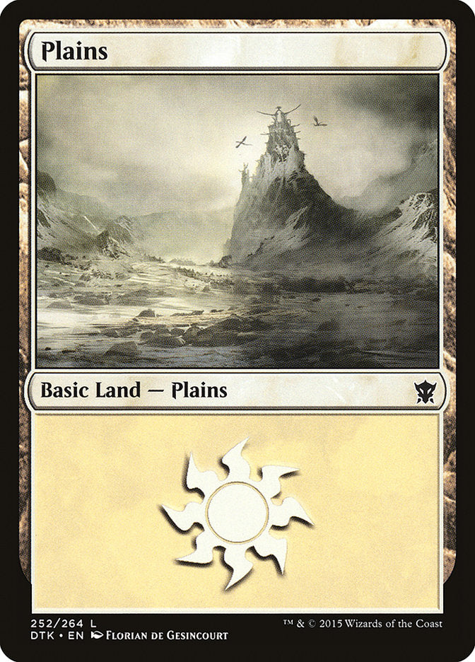 plains - Magic The Gathering - dragons of tarkir dtk-252