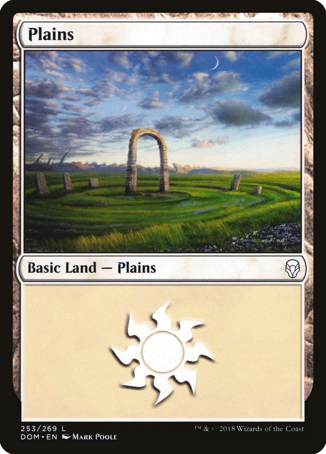 plains magic the gathering dominaria dom-253