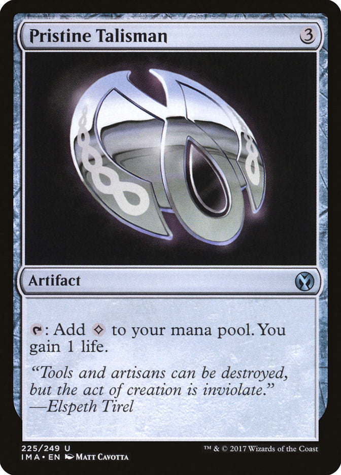 pristine talisman - Magic The Gathering - iconic masters ima-225