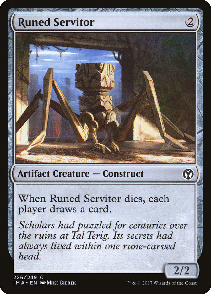 runed servitor - Magic The Gathering - iconic masters ima-226
