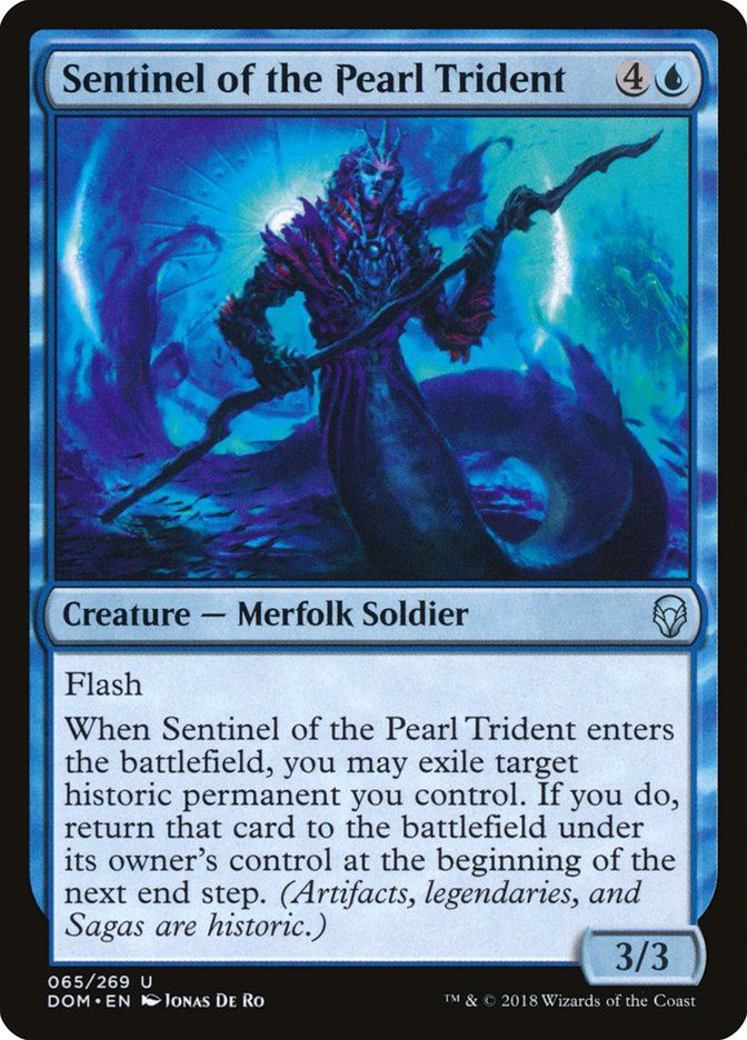 sentinel of the pearl trident - Magic The Gathering - dominaria dom-65