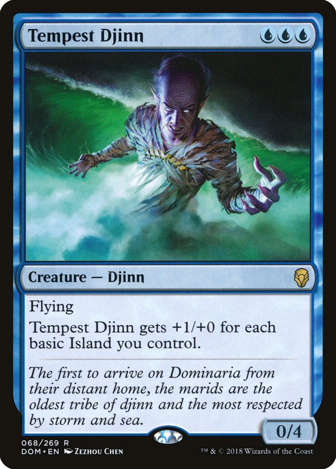 tempest djinn - Magic The Gathering - dominaria dom-68