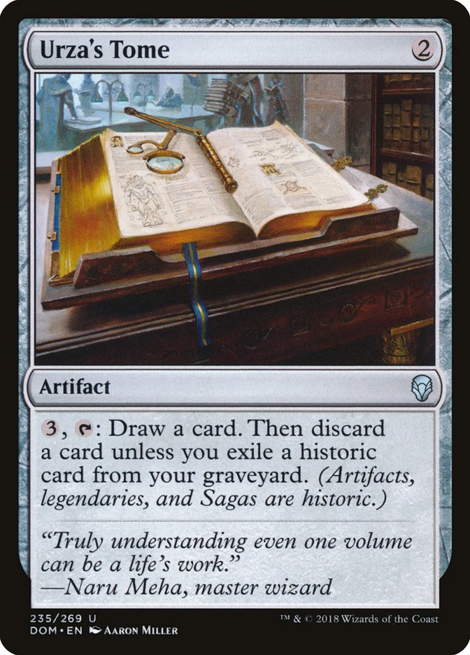 urza's tome magic the gathering dominaria dom-235