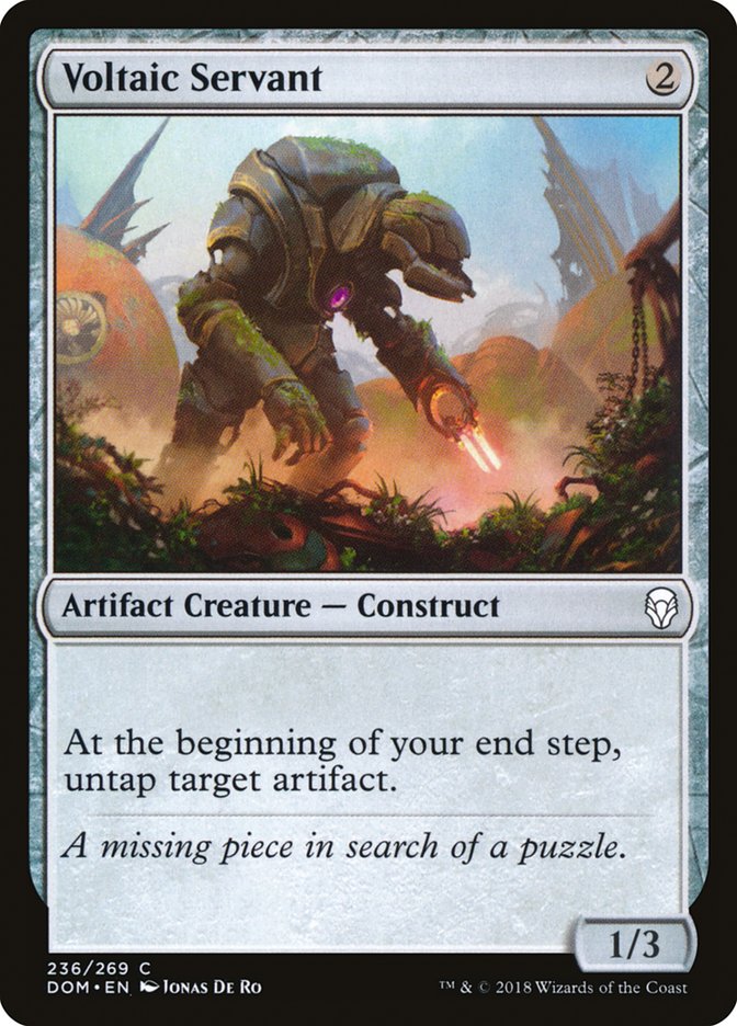 voltaic servant magic the gatherin dominaria dom-236